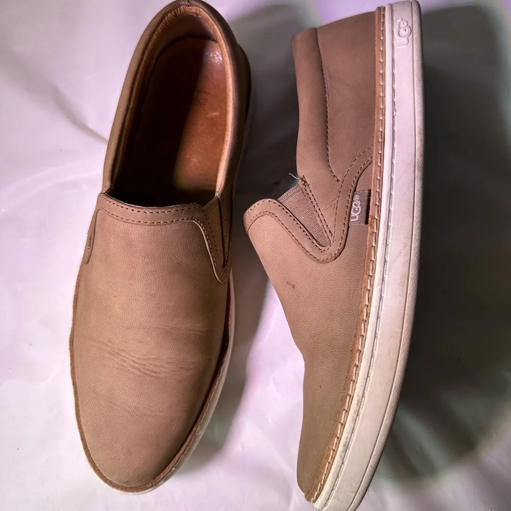 UGG Men's Brown Slip-On Loafers